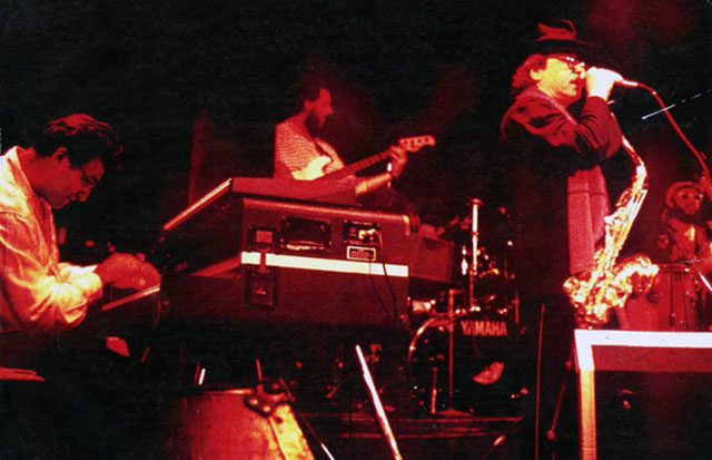 Edy Martínez and Gato Barbieri, playing in New York.