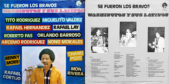 1982 - Se Fueron Los Bravos - Washington y sus Latinos ambas caratulas
