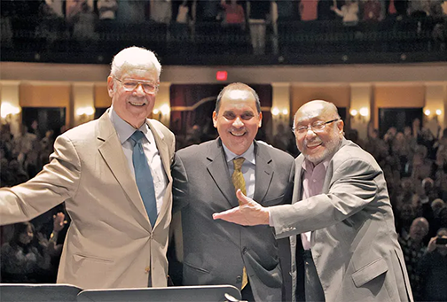 Ray Santos, Humberto Ramírez y Eddie Palmieri. Jazz de Puerto Rico 2014.