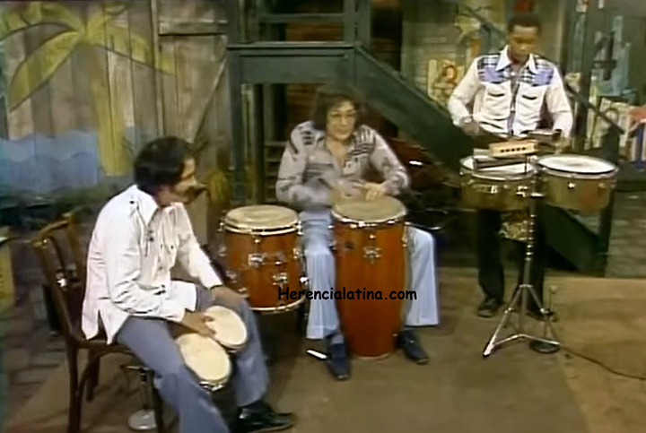 Little Ray Romero, Ray Barretto y Jimmy Delgado - En el programa de Plaza Sésamo (Sesame Street)
