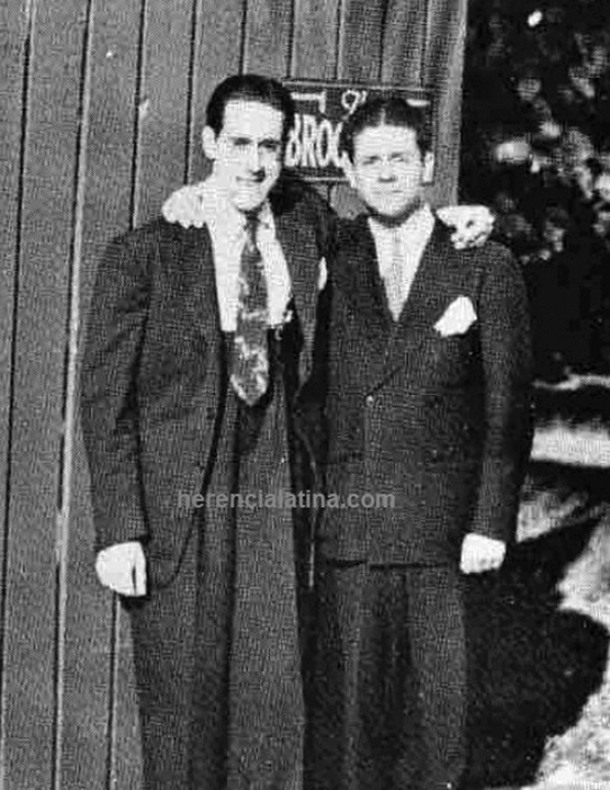 Jose Curbelo y Tito Puente Miami, Florida, 1939 - ©Archivos de José Curbelo.