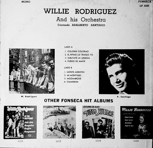 Willie Rodríguez and his Orchestra side B