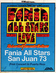 Roberto Clemente Coliseo - Fania All Stars San Juan 73